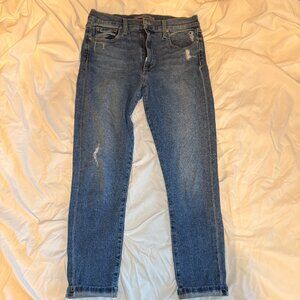 Joes Jean size 30 High Rise Distressed Crop